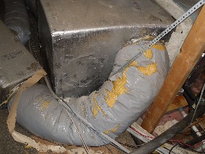 Ductwork in a house